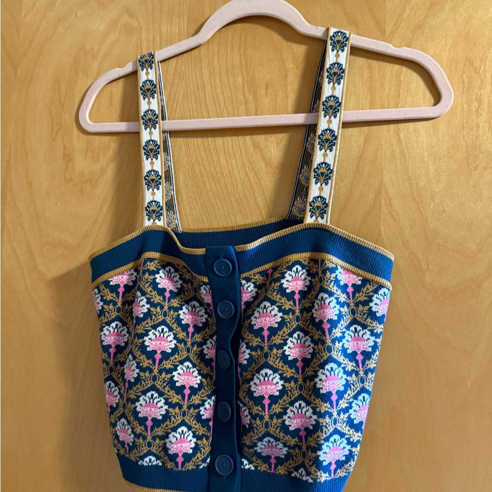 Maeve knit cropped tank